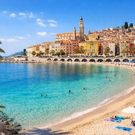 Apartment Sunny Balcony No Overlooking Ac Parking Walk Menton